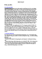 Tác động COVID-19 đến cung cầu thị trường nông sản Việt Nam môn Kinh tế vi mô 1 | Học viện Tài chính