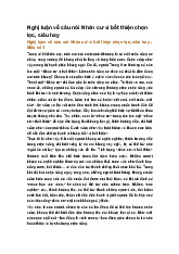 Nghị luận về câu nói Nhàn cư vi bất thiện chọn lọc, siêu hay