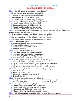 Bài tập trắc nghiệm địa 10 bài 39: địa lí ngành thông tin liên lạc (có đáp án)