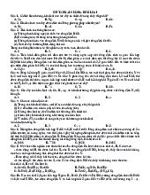 Đề cương môn Hóa học đại cương– khoa học  Trường Đại học bách khoa - Đại học đà nẵng.
