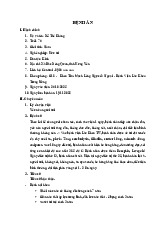Bệnh án thi kết thúc lâm sàng lão khoa | Trường Đại Học Y Dược Thái Bình