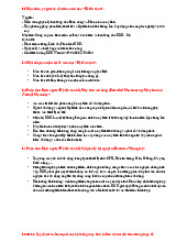 Ôn tập môn hệ điều hành | Đại học Kinh tế kỹ thuật công nghiệp