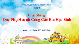 Giáo án điện tử Tiếng việt 1 bài 1 Chân trời sáng tạo: Học vần: A, a