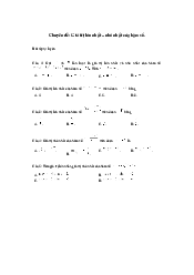 Bài tập giải tích  | Trường đại học Lao động - Xã hội