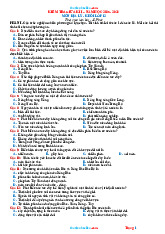 Đề Ôn Tập Giữa Học Kỳ 1 Địa Lí 12 Cánh Diều 2025-2026 Có Ma Trận