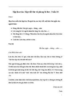 Tập làm văn lớp 3: Tập viết thư và phong bì thư | Kết nối tri thức