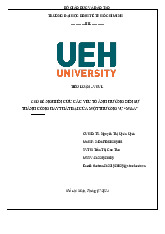 Chủ đề: nghiên cứu các yếu tố ảnh hưởng đến sự thành công hay thất bại của một thương vụ “m&a” môn Sáp nhập, mua lại và tái cấu trúc doanh nghiệp | Trường Đại học Kinh tế Thành phố Hồ Chí Minh