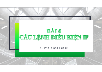 Bài 20: Câu lệnh lặp for | Bài giảng PowerPoint môn Tin học 10 | Kết nối tri thức với cuộc sống