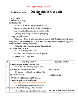 Giáo án Tự nhiên và xã hội 2 sách Chân trời sáng tạo (Cả năm)| Tuần 5