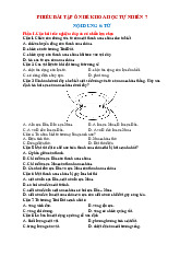 Bài tập hè Khoa học tự nhiên lớp 7 Chủ đề 6