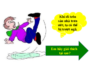 Giáo án điện tử Khoa học tự nhiên 6 bài 44 Kết nối tri thức : Lực ma sát