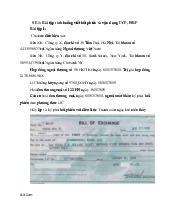 Bài tập tình huống viết hối phiếu và vận dụng UCP, ISBP