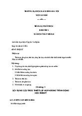 Tiểu luận môn học robotics | Trường Đại học Kinh tế Thành phố Hồ Chí Minh