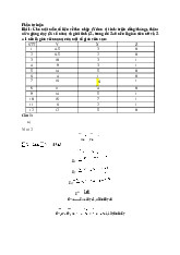 Bài tập tự luận -Kinh tế lượng- Trường đại học Văn Lang