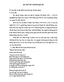 Cung tìm hiểu  Cuộc đời và đặc điểm thơ bà huyện Thanh | Đại học Sư Phạm Hà Nội