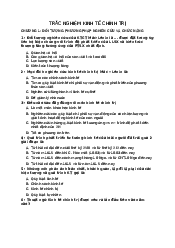 Ôn thi cuối kì trắc nghiệm môn Kinh tế chính trị Mác-Lênin | Học viện Chính sách và Phát triển