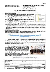 Đề luyện thi phần thực hành Môn Tin học căn bản | Đại học Cần Thơ