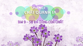Giáo án điện tử Khoa học tự nhiên 6 bài 9 Kết nối tri thức : Sự đa dạng của chất
