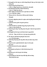 Câu Hỏi Tham Khảo Học Tập môn Kinh tế vi mô | Trường Đại học Kinh Tế Quốc Dân