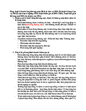 Tóm tắt Pháp luật về hoạt động thương mại môn Luật kinh tế | Trường đại học Mở Hà Nội