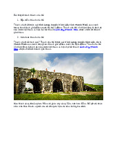 Bài thuyết trình thành nhà Hồ | Quản lý văn hoá | Trường Đại học Khoa học Tự nhiên, Đại học Quốc gia Hà Nội