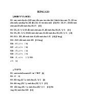 Bài Tập Chart Bluey môn Quản trị chất lượng  | Trường đại học Mở Hà Nội