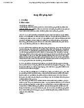 Xung đột pháp luật trong Tư pháp quốc tế: Khái niệm và nguyên nhân môn Pháp luật đại cương| Trường Đại học Ngoại Thương