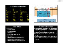 Chương 5: Nhóm IB | Bài giảng môn Hóa vôn cơ | Đại học Bách khoa hà nội