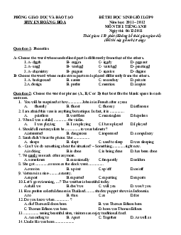 Tuyển tập 100 trang đề thi chọn học sinh giỏi lớp 9 THCS (có đáp án)