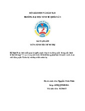 Tiểu luận môn Kinh tế chính trị Mac Lênin  - trường đại học kinh tế Quốc dân.