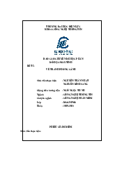 Đề tài chuyên đề phong cảnh - Báo  cáo chuyên đề đồ họa máy tính - Công nghệ thông tin | Trường đại học Điện Lực