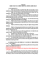 Ôn tập Câu hỏi & Trắc nghiệm | Môn Kiểm toán tài chính - Học viện Chính sách và Phát triển