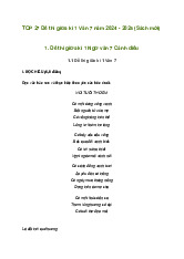 Bộ đề thi giữa học kì 1 môn Ngữ văn lớp 7 năm 2024 - 2025