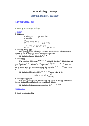 Tổng hợp lý thuyết và bài tập môn xác suất thống kê| Đại học Kinh tế Quốc Dân
