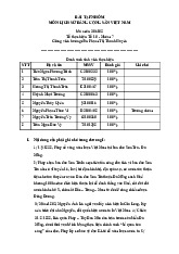 Bài tập nhóm môn Lịch sử đảng | Trường Đại học Hà Tĩnh