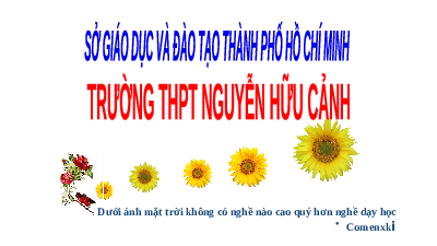 Giáo án điện tử Địa lí 10 Bài 1 Cánh diều: Môn Địa lí với định hướng nghề nghiệp cho học sinh