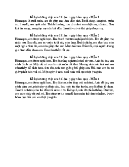 Viết đoạn văn kể lại những việc em đã làm ngày hôm qua lớp 2 | Tập làm văn lớp 2 | Kết nối tri thức