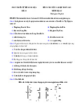 Đề thi thử tốt nghiệp THPT 2025 môn Địa lí bám sát đề minh họa - Đề 25