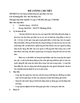 Đề cương xây dựng Website giới thiệu việc làm - Nhập môn công nghệ phần mềm | Trường Đại học CNTT Thành Phố Hồ Chí Minh