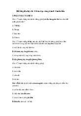Đề thi giữa học kỳ 1 môn Giáo dục công dân lớp 8 năm học 2024 - 2025 | Bộ sách Kết nối tri thức