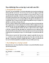 Trọn bộ Bài tập Toán cơ bản lớp 1 mới nhất năm 2024