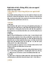 Nghị luận xã hội về lòng đố kị của con người chọn lọc hay nhất