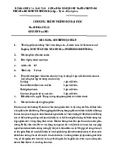 Đề cương học phần kinh tế lượng ứng dụng | Trường Đại học Kinh tế Thành phố Hồ Chí Minh