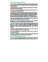 Phân Tích Cuộc Kháng Chiến Chống Quân Xiêm và Thanh 1785-1789