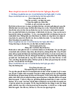 Văn mẫu lớp 6 Chân trời sáng tạo bài đoạn văn ghi lại cảm xúc về một bài thơ lục bát Ngắn gọn, Hay nhất