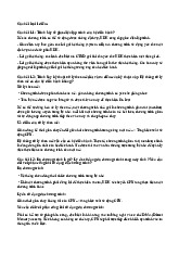 Câu hỏi ôn tập Hệ điều hành- PTIT