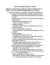 Nghiên cứu và chức năng Chương 1 & 2 môn Kinh tế chính trị | Học viện Ngân hàng