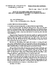 Bảng tự chấm điểm theo tiêu chí đánh giá  đối với cá nhân không giữ chức vụ lãnh đạo, quản lý năm 2025
