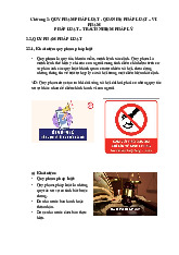 Chương 2: Phân Tích Quy Phạm Pháp Luật và Vai Trò Trong Xã Hội