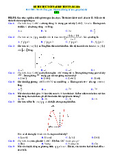 Bộ Đề Thi Thử Tốt Nghiệp THPT 2025 Môn Toán Cấu Trúc Mới Giải Chi Tiết